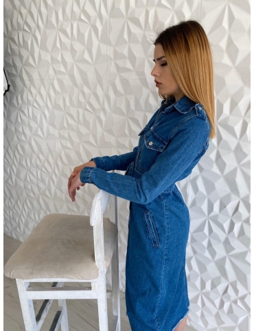 Джинсовое платье