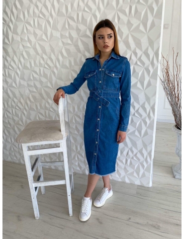 Джинсовое платье