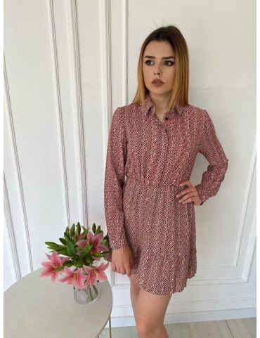 Хлопковое летящее платье