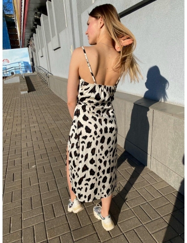 Платье-комбинация с поясом