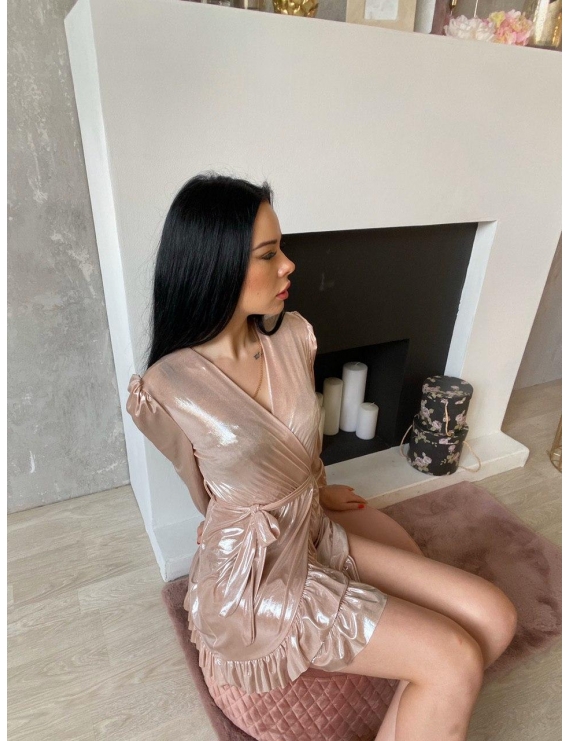 Платье с люрексом