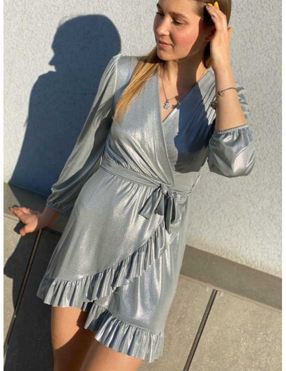 Платье с люрексом