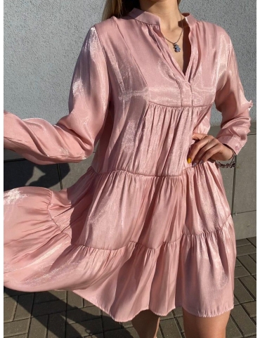 Платье с добавлением металлизированной нити