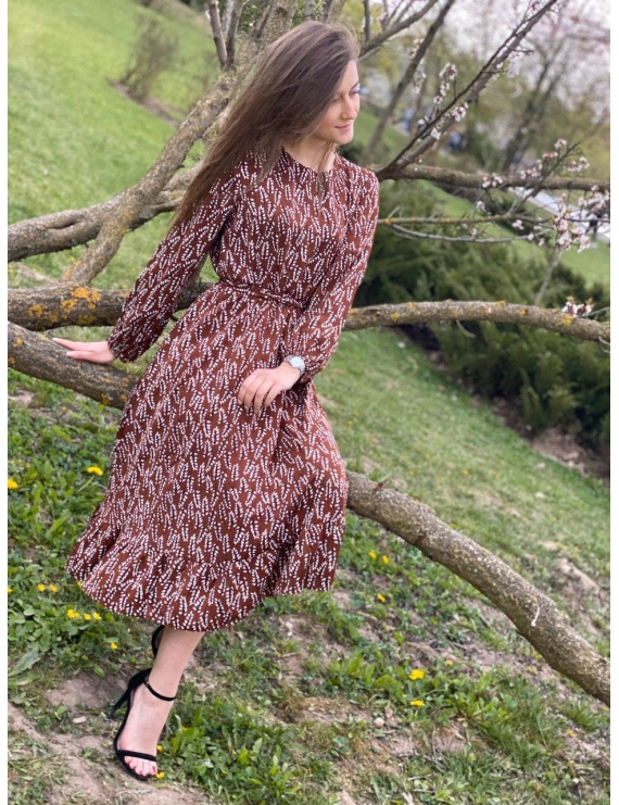 Платье длины миди 