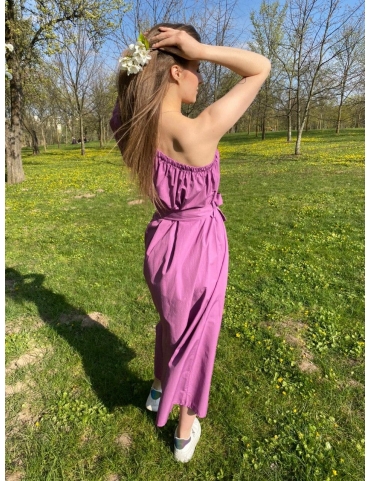 Платье с одним рукавом