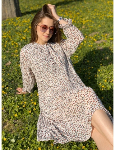 Легкое шифоновое платье