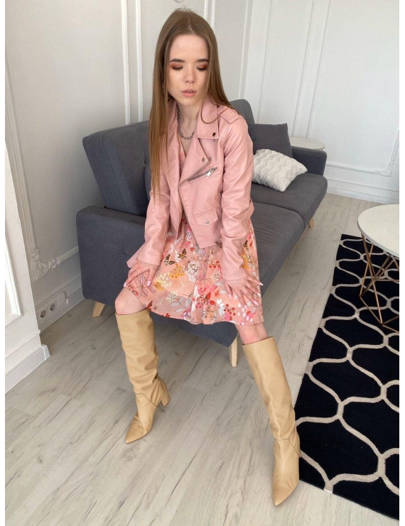 Платье с цветочным принтом