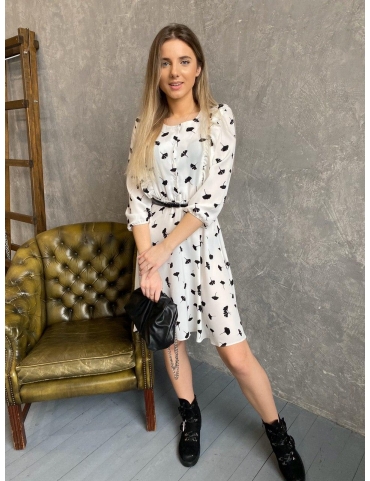 Воздушное белое платье