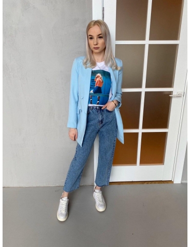 Джинсы прямого кроя