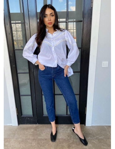 Джинсы с высокой посадкой