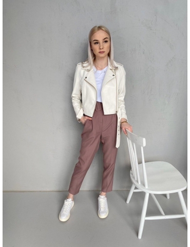 Брюки с высокой посадкой