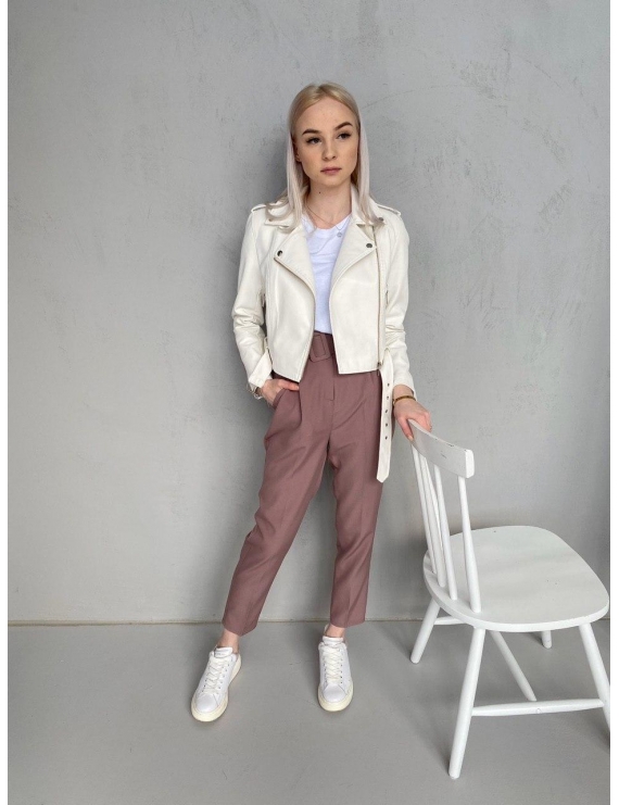 Брюки с высокой посадкой